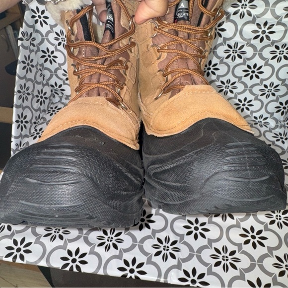 Itasca womens Thinsulate 3M Brown & Black Winter hunting Boots Sz 10 - Picture 7 of 12